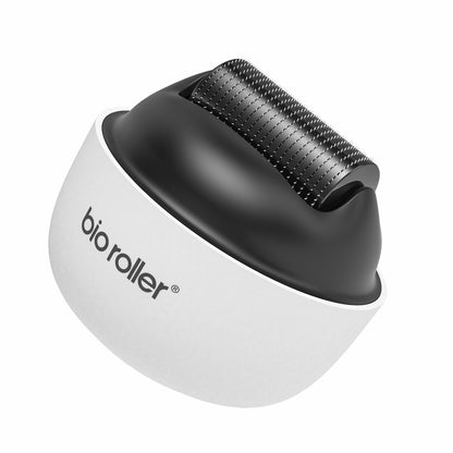 Bio Roller G4 microneedling-gezichtsroller in modern design, ontwikkeld voor huidverjonging, verhoogde serumabsorptie en verbeterde huidstructuur.